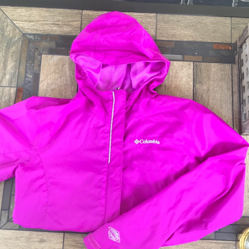 Columbia girls lightweight waterproof Omni-tech